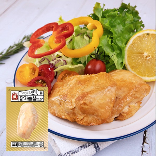 바로드숑 아침 저염 닭가슴살 100g 10팩(실온보관)