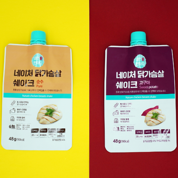 네이처 닭가슴살 쉐이크 순수/고구마 48g 10팩