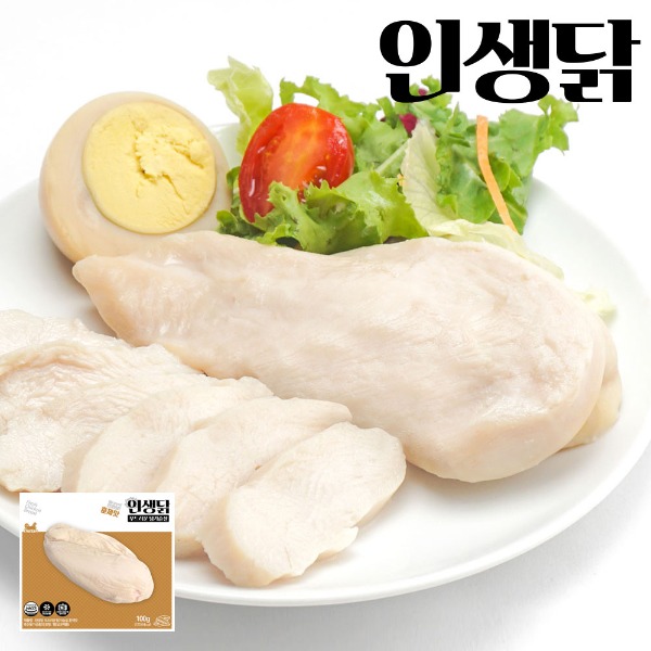 인생닭 훈제 닭가슴살 오리지널 5kg (100gX50팩)
