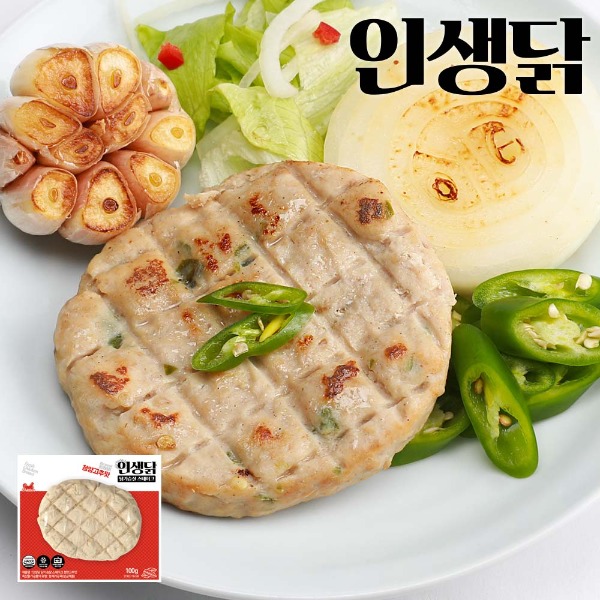 인생닭 닭가슴살 스테이크 청양고추맛 100g 1팩