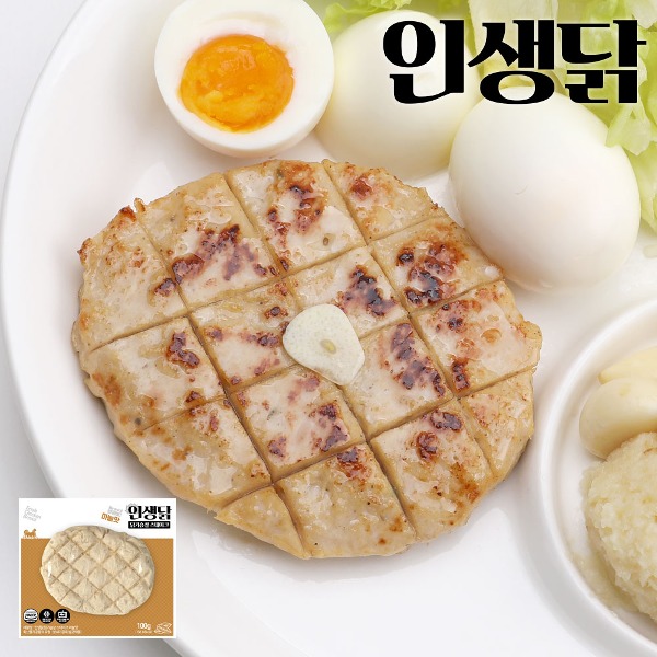 인생닭 닭가슴살 스테이크 마늘맛 100g 30팩